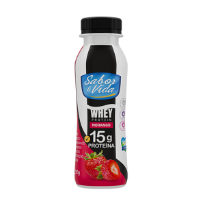 Iogurte Desnatado de Morango (Whey Protein)  - 250g
