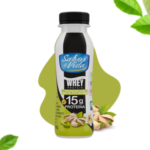 Iogurte Desnatado de Pistache com Chocolate Branco (Whey Protein)  - 250g